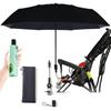 Pure Color Universal Baby Parasol with Holder Clip Lamp Sun Protection  for Trolley Bike Wheelchair