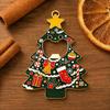Holiday Party Gift for Friends Christmas Tree Bottle Opener, Metal Beer Cap Opener with Magnet Solid Fridge Sticker, Festive Kitchen Decor,