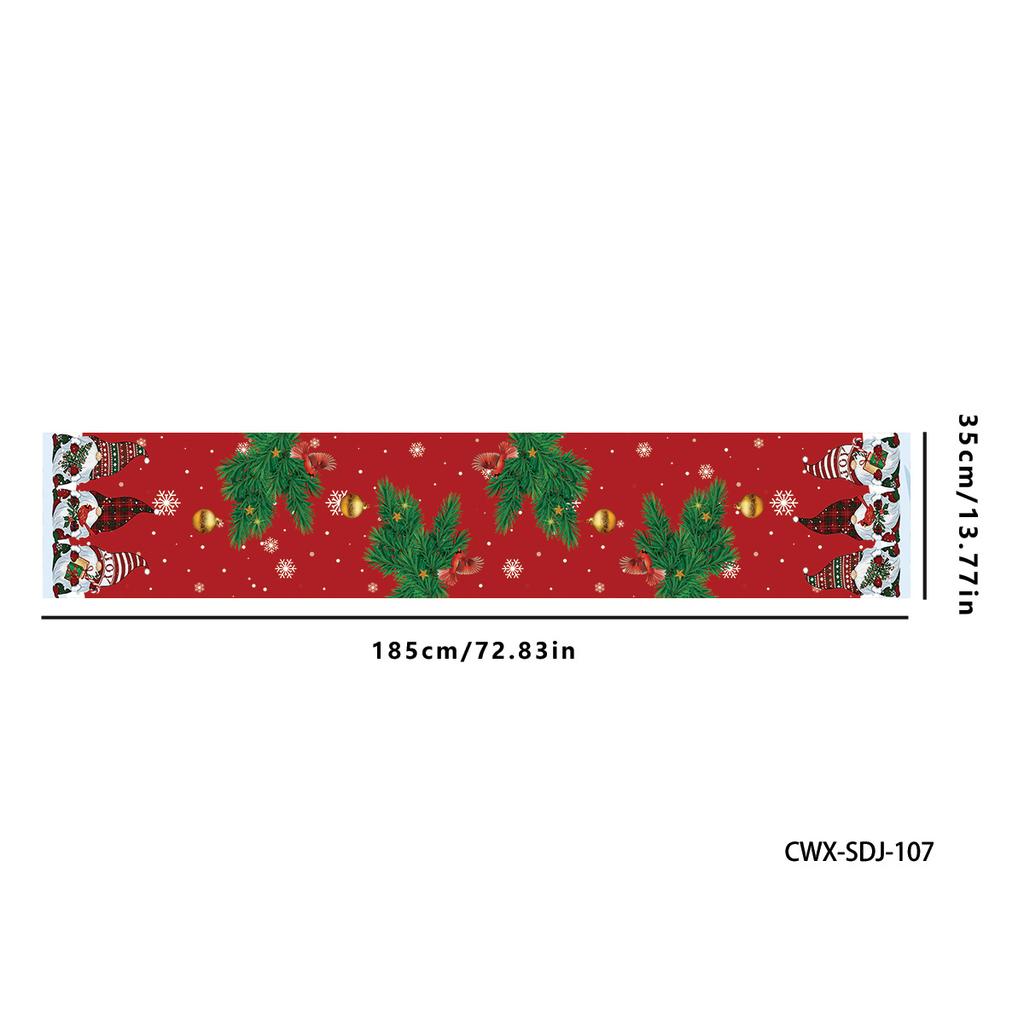 Christmas Tablecloth, Tablecloth, Holiday Party, Dining Table, Restaurant, Living Room Decoration, Banner