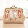 Handmade Suzhou Embroidery 3D Kiss Lock Purse DIY Kit - Ancient Korean Style Coin Bag