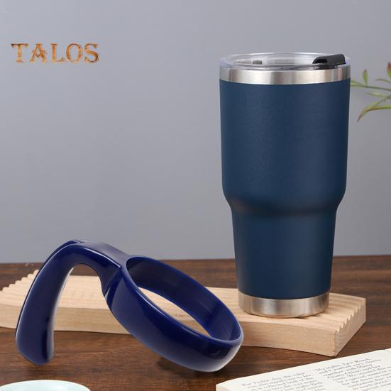 2 Pcs Tumbler Handle Attachment Ergonomic Grip Anti Slip Car Cup Holders BPA Free Travel Mug Handles for 20/32oz Tumbler Cup Accessories