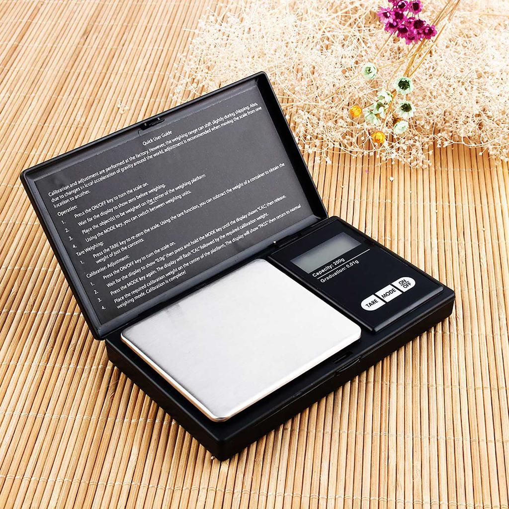 200g X 0.01g Pocket Digital Scale Portable Gram Jewelry Gold Silver Coin Herb