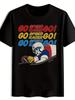 T-shirt One-Piece Vintage Cartoon Character Speed Racer Graphic