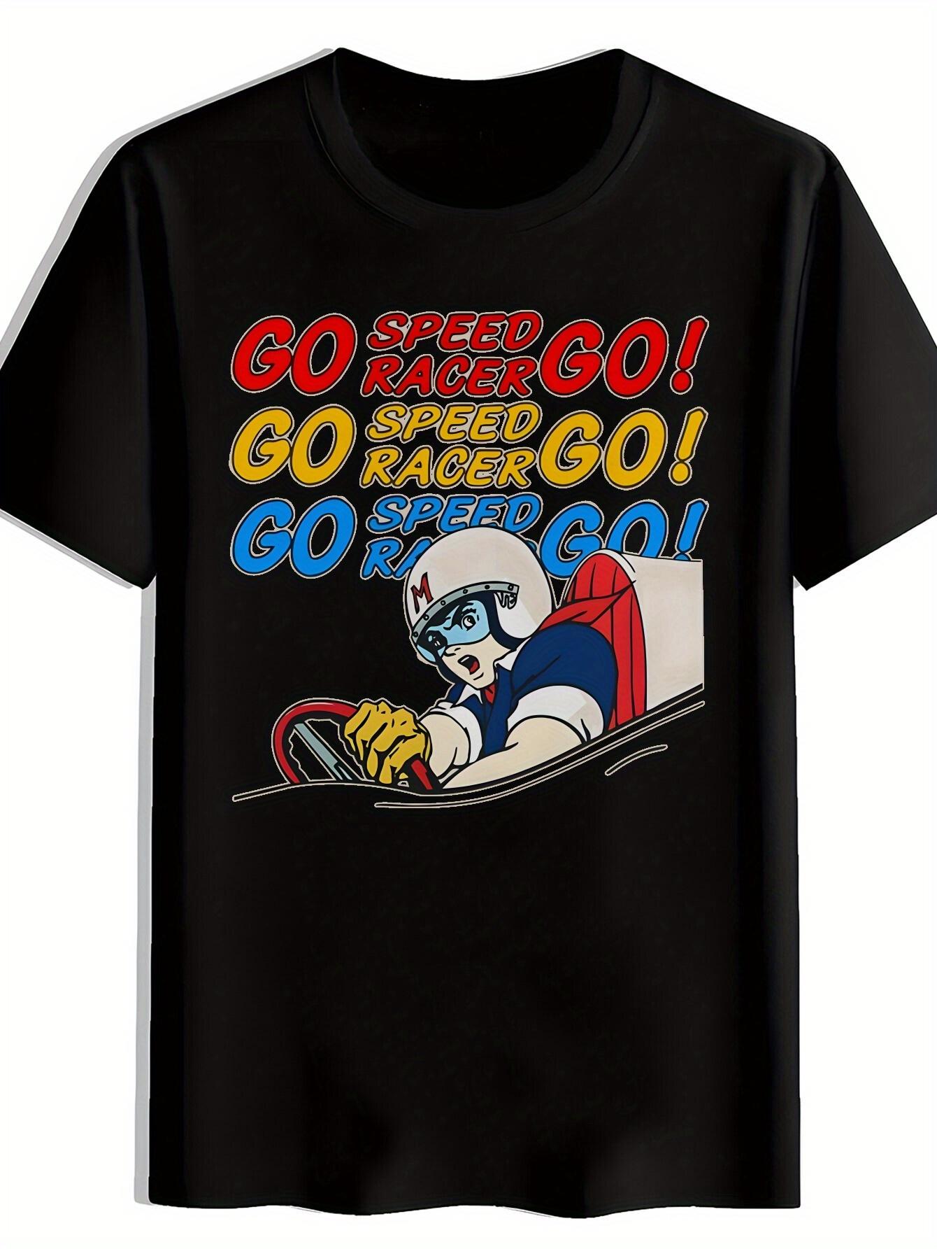 T-shirt One-Piece Vintage Cartoon Character Speed Racer Graphic XS