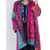 Women's Cardigans Pockets Sweater Vintage Casual Tribal Pattern Streetwear Winter Outerwear Loose Clothing Customized Tops