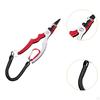 17.5cm Fishing Pliers Lip Gripper Hand Tools Aluminum with Sheath Portable Tackle