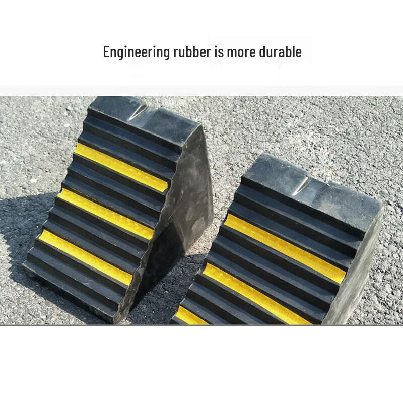 Rubber Wheel Chock for Large Trucks