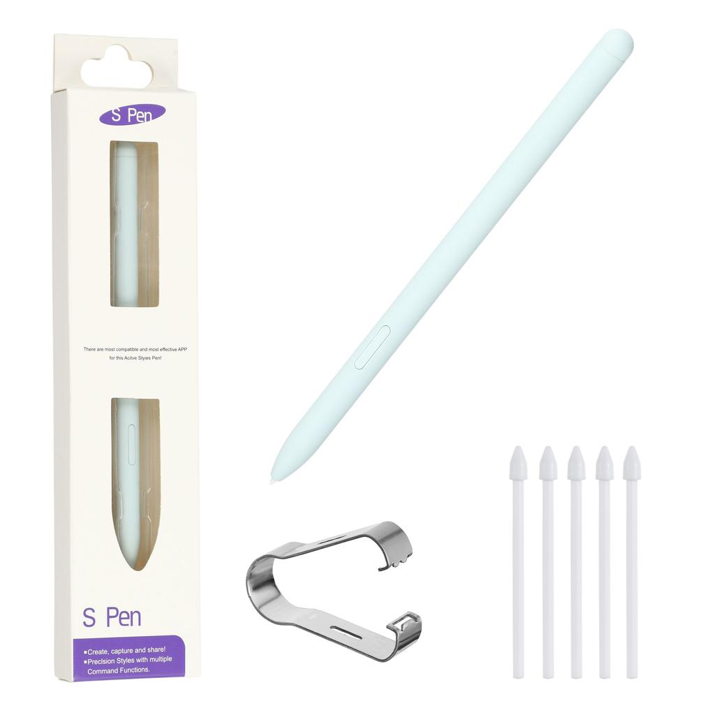 עבור סדרות Samsung Galaxy Tab S10/Tab S9 עט סטיילוס רגיש ללחץ עם 5 קצוות עט (ללא לוגו)