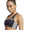 Adidas Women's Adizero Run Medium Support Sports Bra, KWI18, Black (JD9214), Size 3L-CD (C-D Cup)