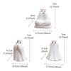 1/2/3pcs Halloween Ghost Statue Set Halloween Decoration Garden Courtyard Landscape Decoration Resin Crafts Cute Ghost Figurine