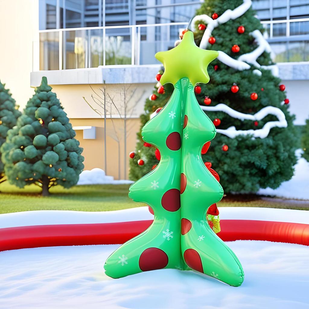 Christmas Tree Inflatable Holiday Inflatable Decoration Party Christmas Tree For Party Photography Gathering Lawn Garden Family