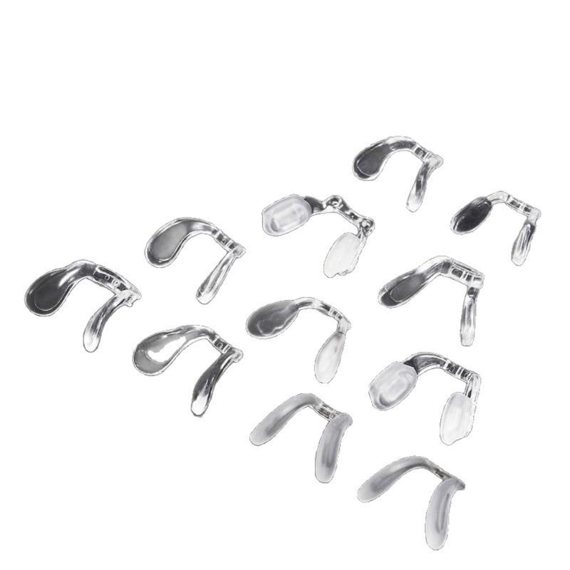 Clear Silicone Nose Pad 10 Pieces Anti Slip Cushions for Secure Glasses Fit No Pressure