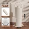 High-Capacity Dual-Use Insulated Cup with Straw, 316 Stainless Steel and Ceramic Liner, Portable Travel Companion