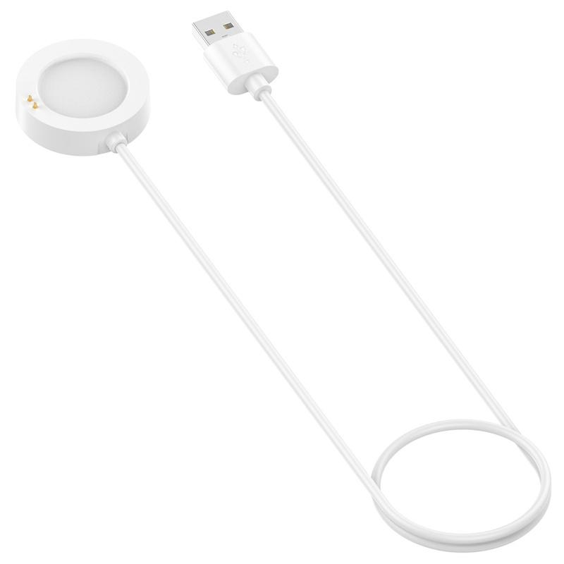 Магнитное зарядное устройство для умных часов Xiaomi Watch S4, сменный USB-кабель для зарядки, шнур-магнит 1 м 1m белый