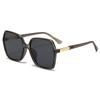 European and American large frame women's sunglasses, advanced sense UV protection fashion sunglasses