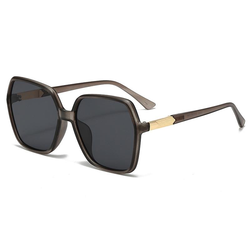 European and American large frame women's sunglasses, advanced sense UV protection fashion sunglasses