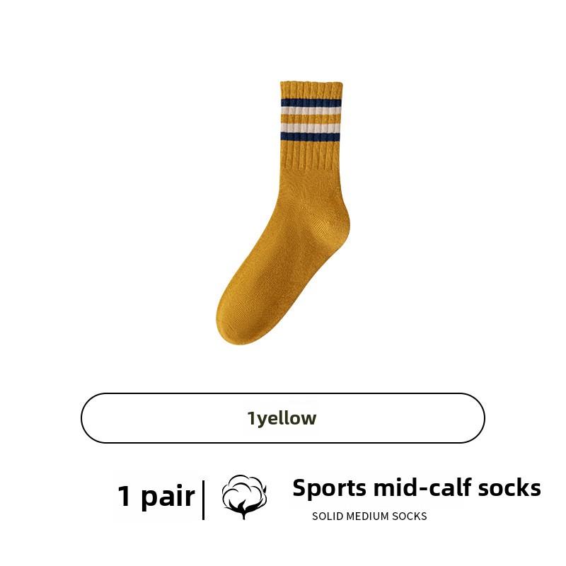 Men's Autumn and Winter Warm Velvet and Thick Towel Bottom Cylinder Pure Cotton Socks