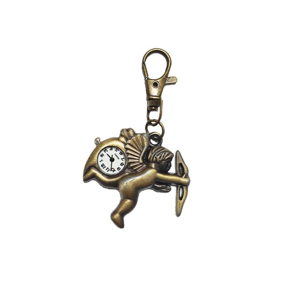 Retro Creative Pocket Watch Vintage Design Quartz Watch Keychain Watch Gift Collection