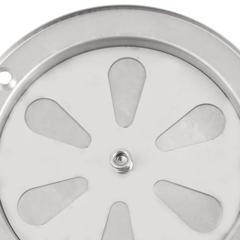 95/125 mm Nastavitelná mřížka ventilačního otvoru Kulaté potrubí Ventilační mřížky Kryt Gril BBQ Odtahový ventilátor Sporák
