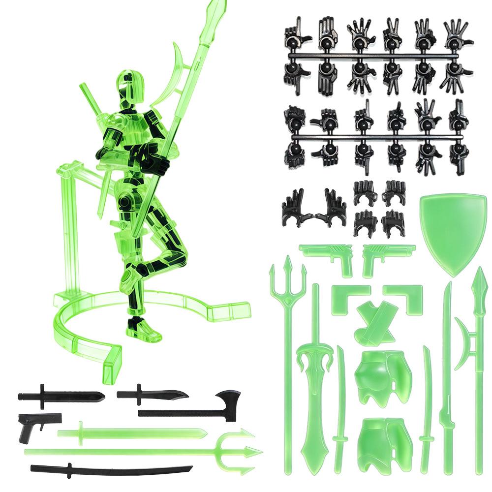 Newest!!! Magnetic Attraction 3D Printed Dummy T13 DIY Multi-jointed Man and Woman Lucky Doll  Movable Shapeshift Robot Toys