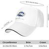 Sandwich Baseball Cap for Men & Women, 3-Layer Contrast Design Adjustable Hat, Lightweight Durable Cap