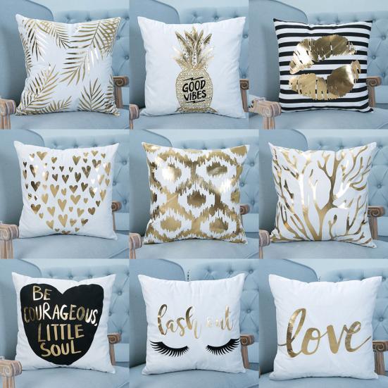 

Talos 18 дюймов ананас любовь бронзовый пледы наволочка наволочка домашний декор дивана 16