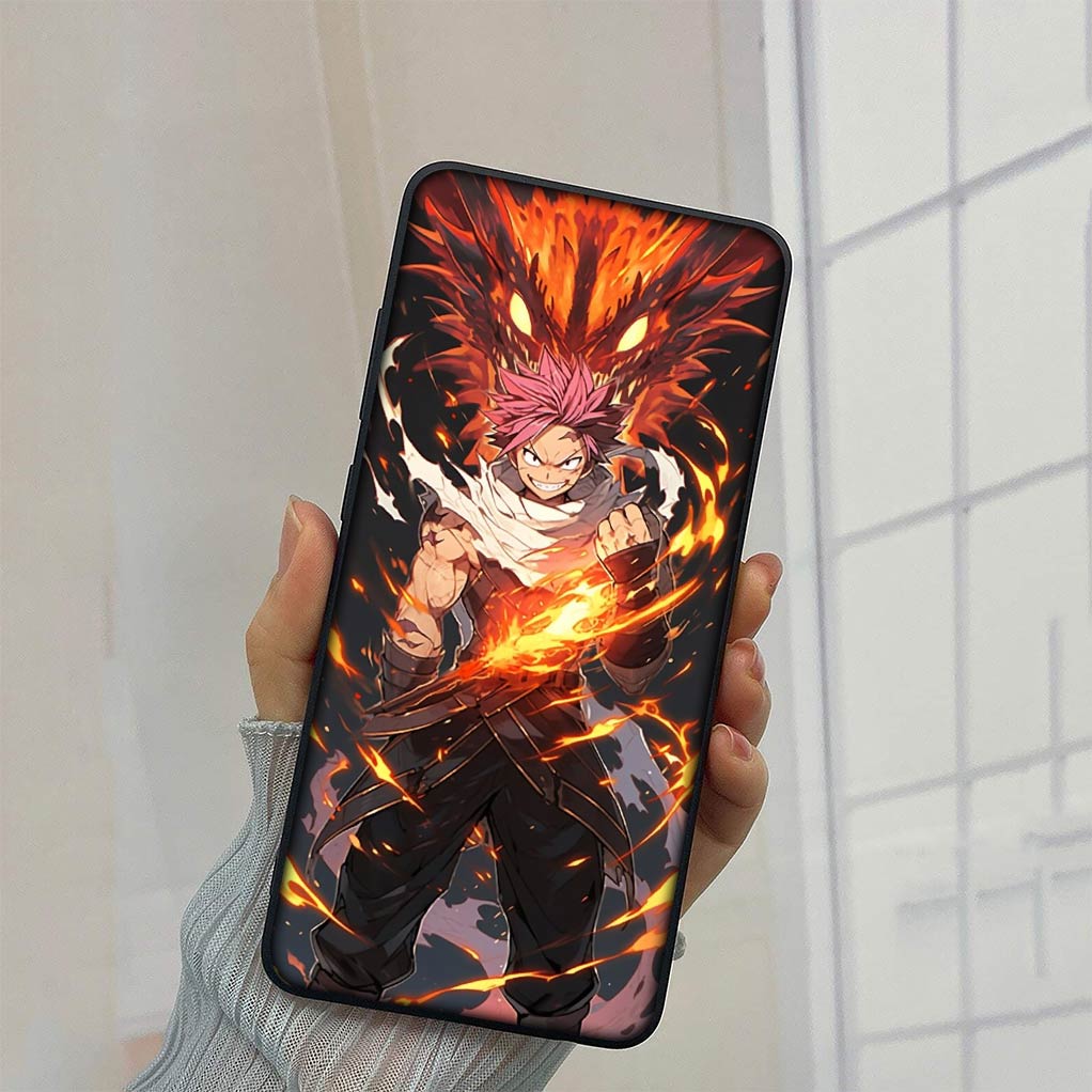 Fairy Tail Etherious Natsu Dragneel Coque Phone Cover for Xiaomi Redmi Note 9 8 11 Pro 4G 5G 9S 11S 9A 9C NFC 9T 8A Soft Case