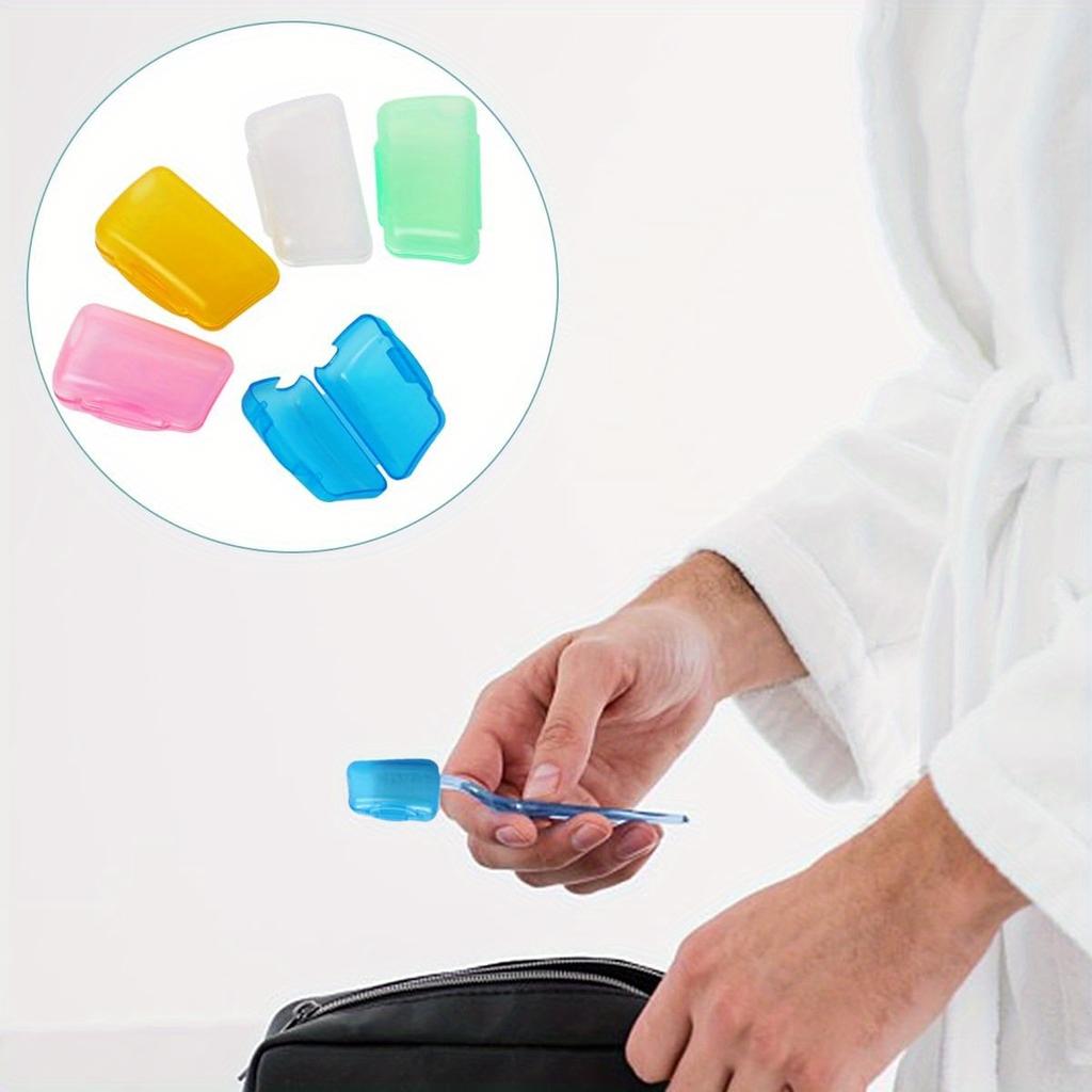 5/10pcs-Portable Toothbrush Set with Brush Head Protector Bathroom Supplies Travel Supplies Camping and Hiking - Random