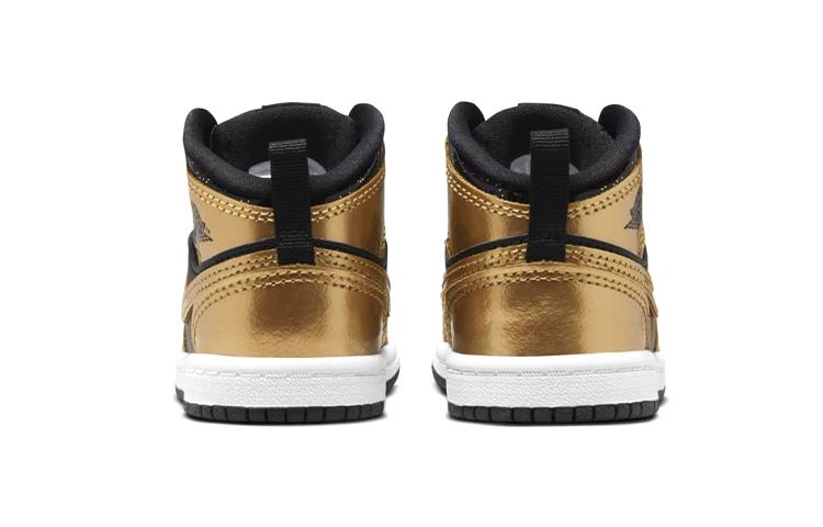 Jordan 1 Mid SE Metallic Gold Black TD DR6969-071