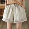 Women's Fashion Casual Solid Color Print High Waist Sport Shorts