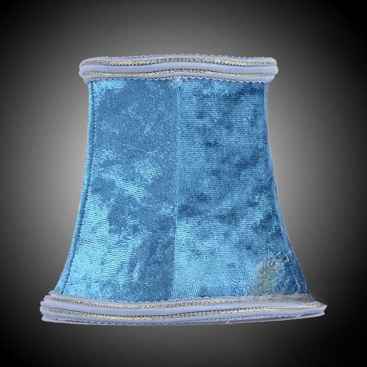 Vintage Small Lampshade Flannel Velvet Fabric Retro Chandelier Mini Lamp Shade Bedroom Lamp Chandelier Lampshades
