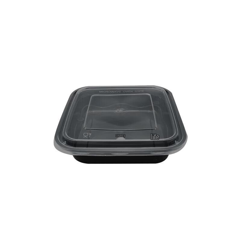 Disposable Rectangular Plastic Food Containers with Lids