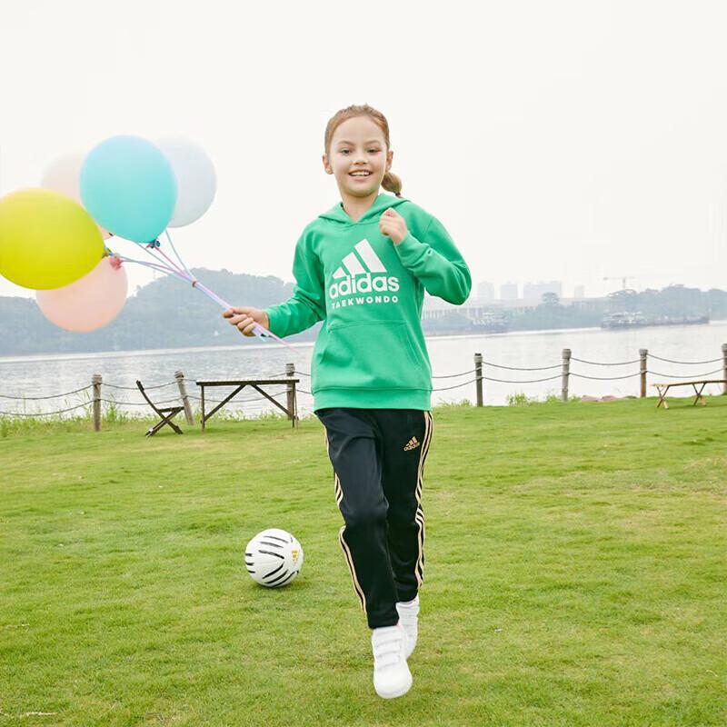 Adidas Kids  Hooded Pullover Sweatshirt 110