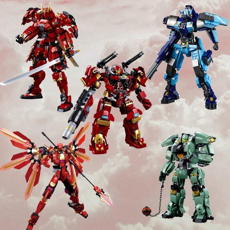 Robot Building Blocks Model Kit For Children - Assemble Your Own Toy Gift For Birthday/ Christmas/Halloween