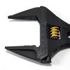 Fujiya Light Short Adjustable Black and Gold with Maximum 53mm Wrench, Grip, FLS-53-BG, Opening