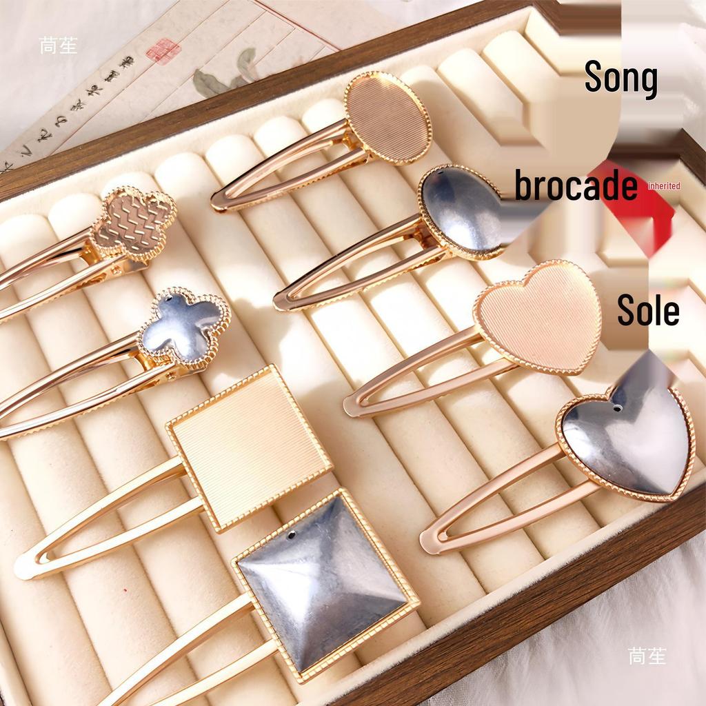 Handcrafted Gourd Pendant with Butterfly Clasp and Tassel