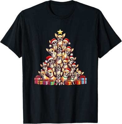Christmas Tree Chihuahuas Chihuahua T-Shirt