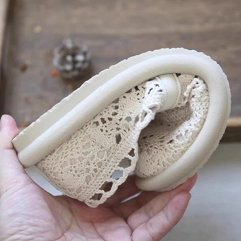 Summer Shoes Ladies Casual Female Sneakers Slip-on Dress Flats Slip Fabric Scandals Fisherman Leisure Summer