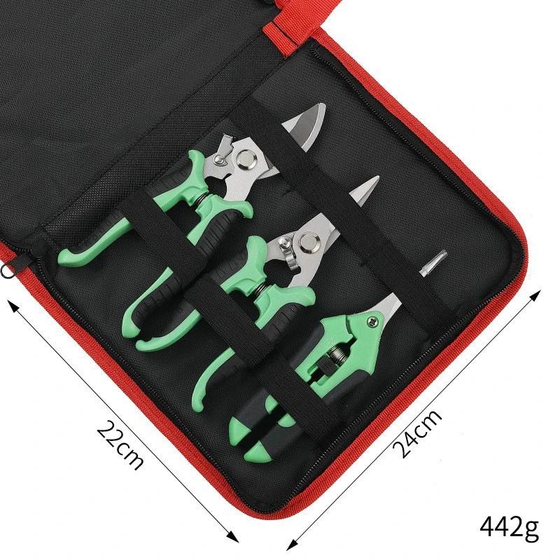 3pcs Professional Gardening Shears Stainless Steel Branches Fruit Trees Flowers Household Pruning Tools Scissor Tool