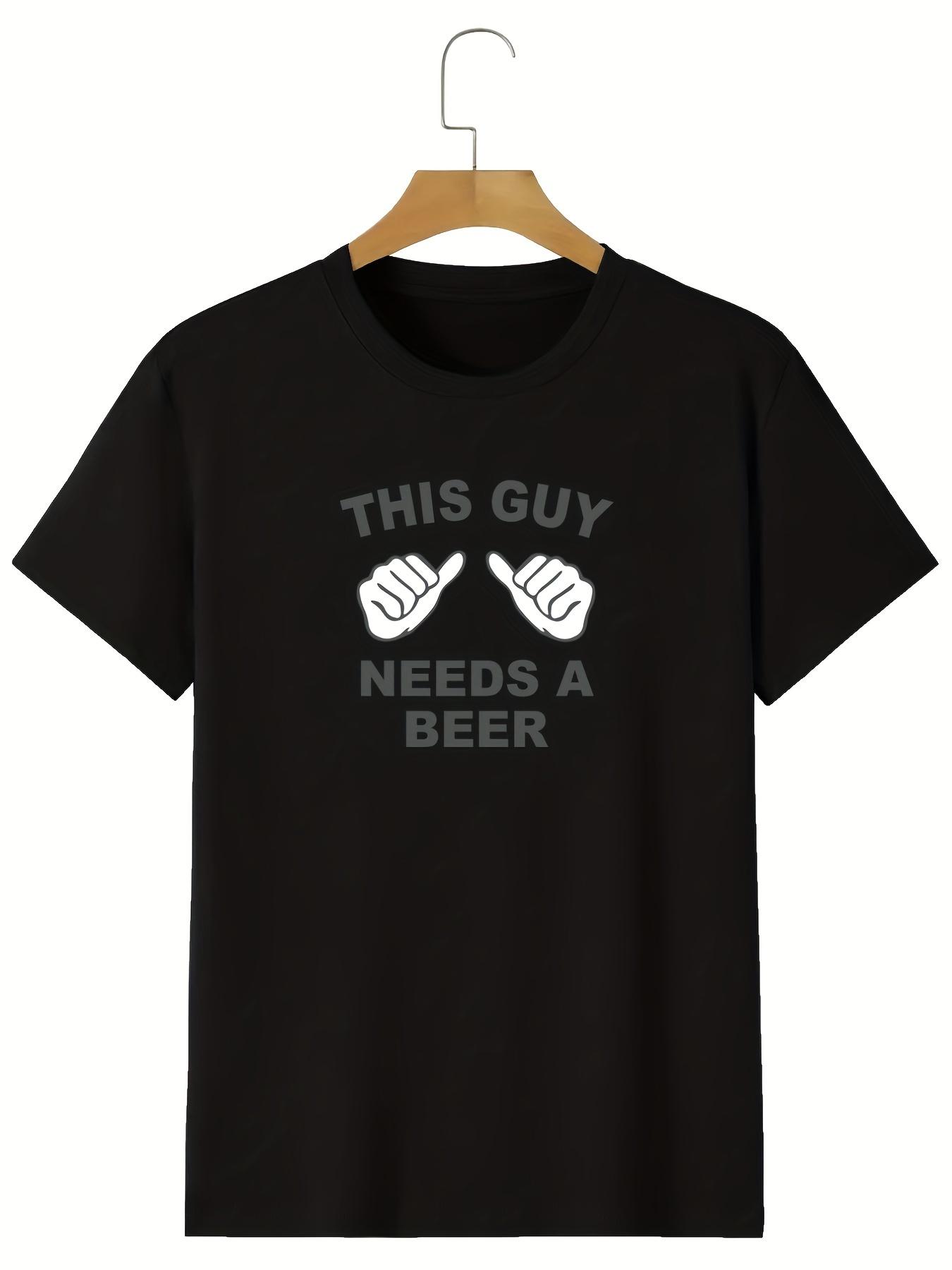 

Графическая футболка Нужна пива , мужская повседневная однотонная футболка с небольшим стрейчем, с круглым вырезом, для весны-лета XXXXXL чёрный
