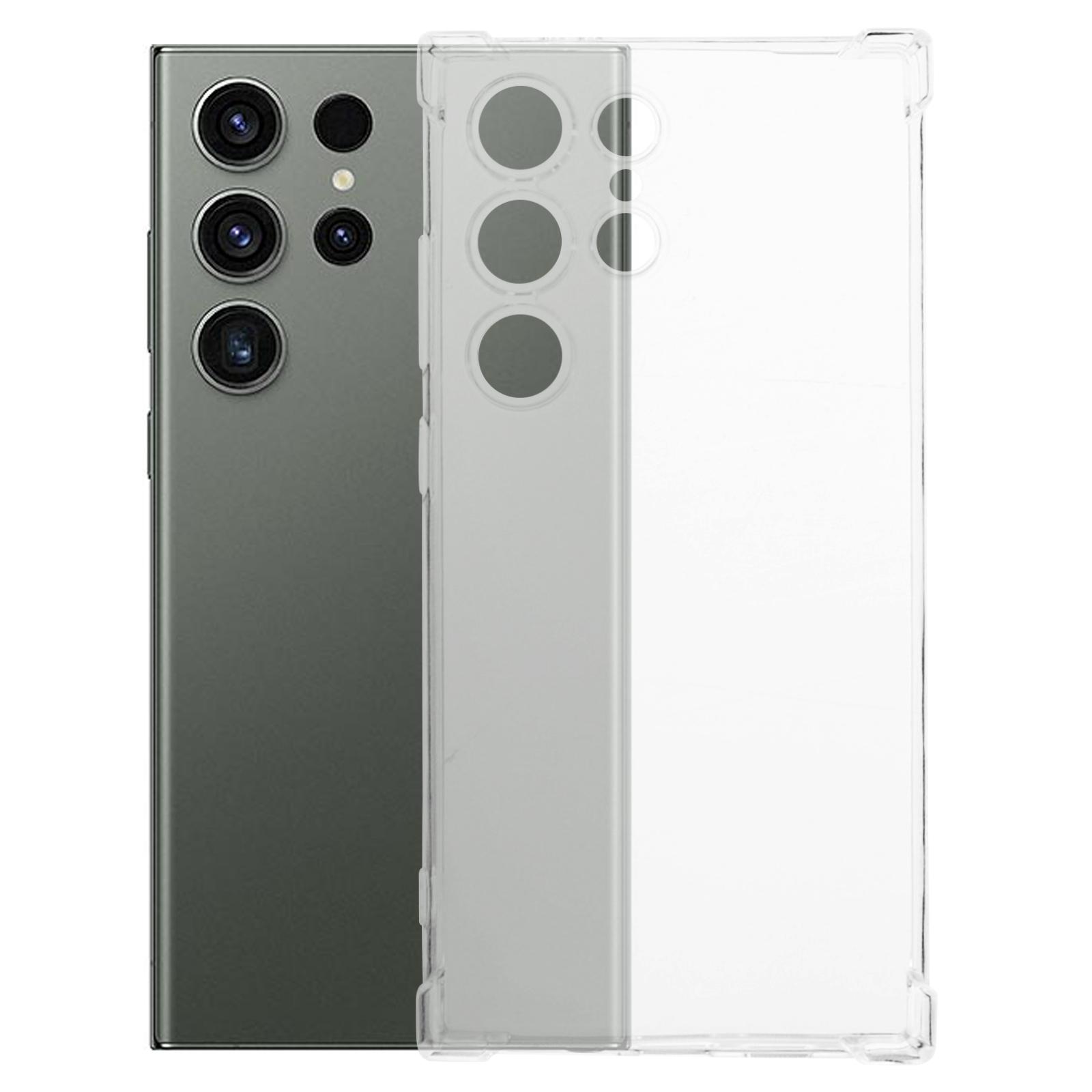 

For Samsung Galaxy S24 Ultra Case Clear TPU Cover with Reinforced Four Corner A