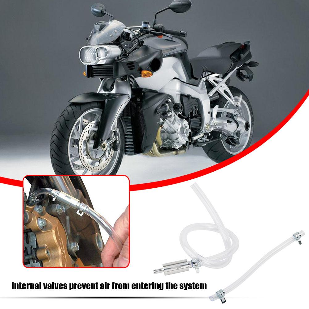 Clutch Brake Bleeder Hose One Way Valve Tube Motorcycle Car Hydraulic Brake Clutch Bleeding Tool Kit Accessories