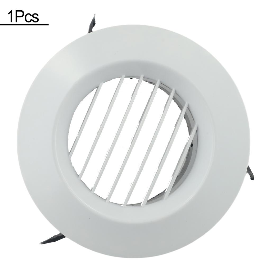 75-200mm Lüftungsgitter rund verstellbar Wand Innenlüftung ABS Lüftungsgitter Lüftungsabdeckung Jalousie Luftauslass Frischhaltesystem