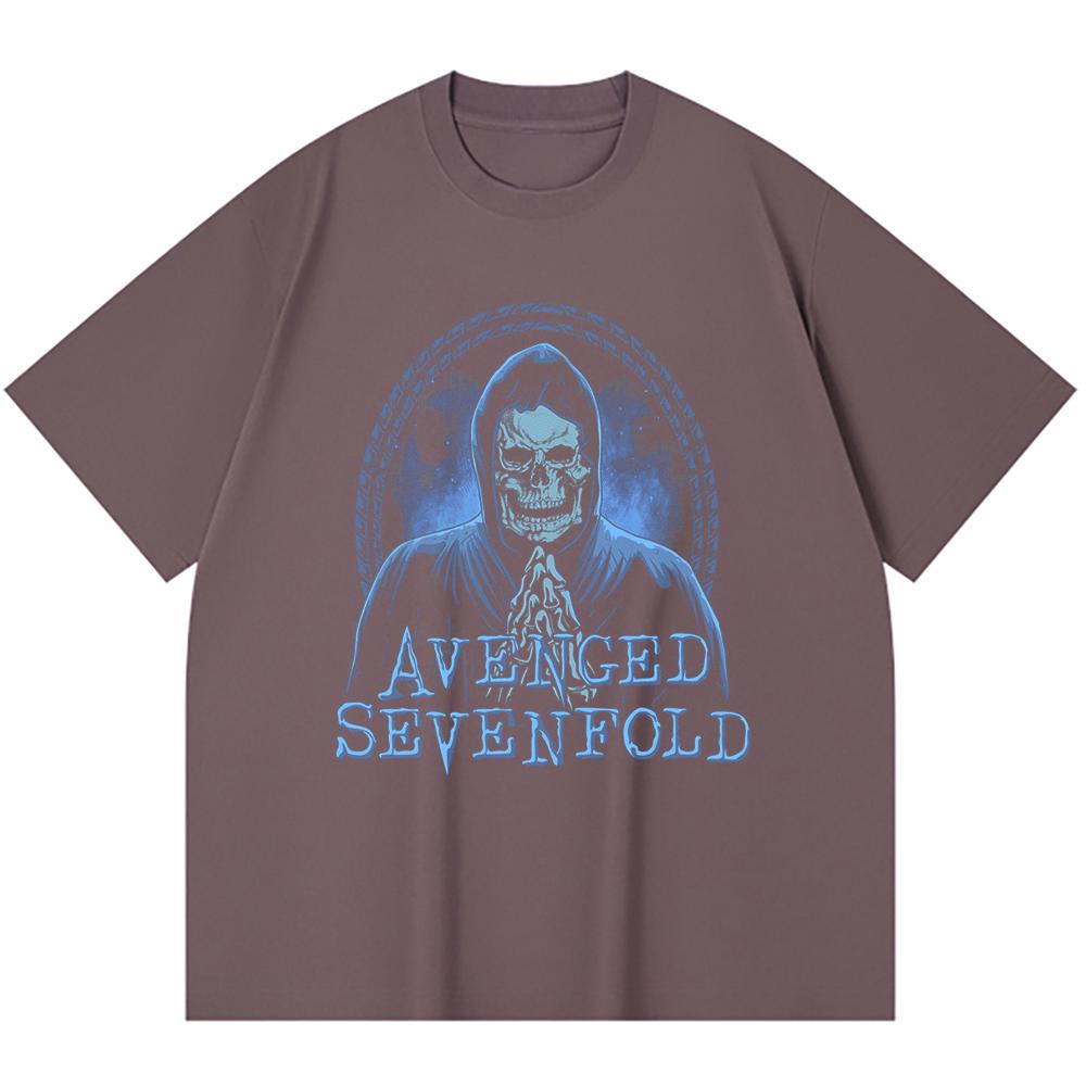 230 Gsm 100% Cotton Heavy Metal T-Shirt  Rock Band Popular Music Print Unisex Heavy Cotton T Shirt
