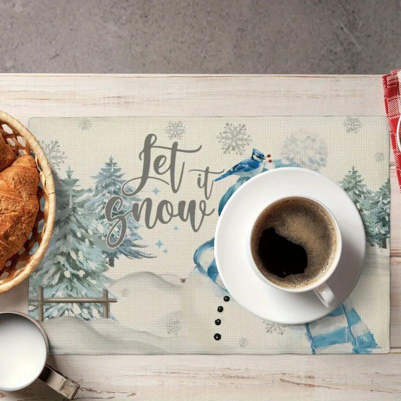 America Placemats American Dining Table Place Mats Summer Holiday USA Kitchen Home Decoration