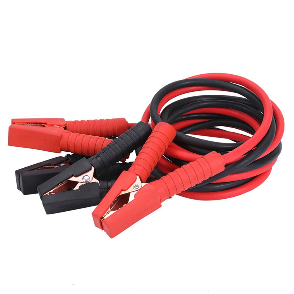 Booster Jumper Cables with Full Insulated Cover Clamps Fine Copper Cable Emergency Power Battery Starter for Car 8.2ft