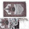 Portable Prayer Rug Islamic Muslim Kaaba Cotton Praying Mat Home Bedroom Decoration