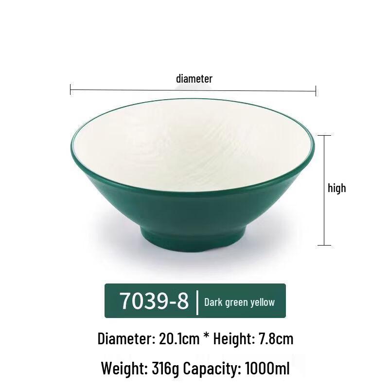Commercial Melamine Conical Noodle Bowl