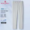 MONTAGUT Men's Summer Business Casual Elastic Waist Trousers
