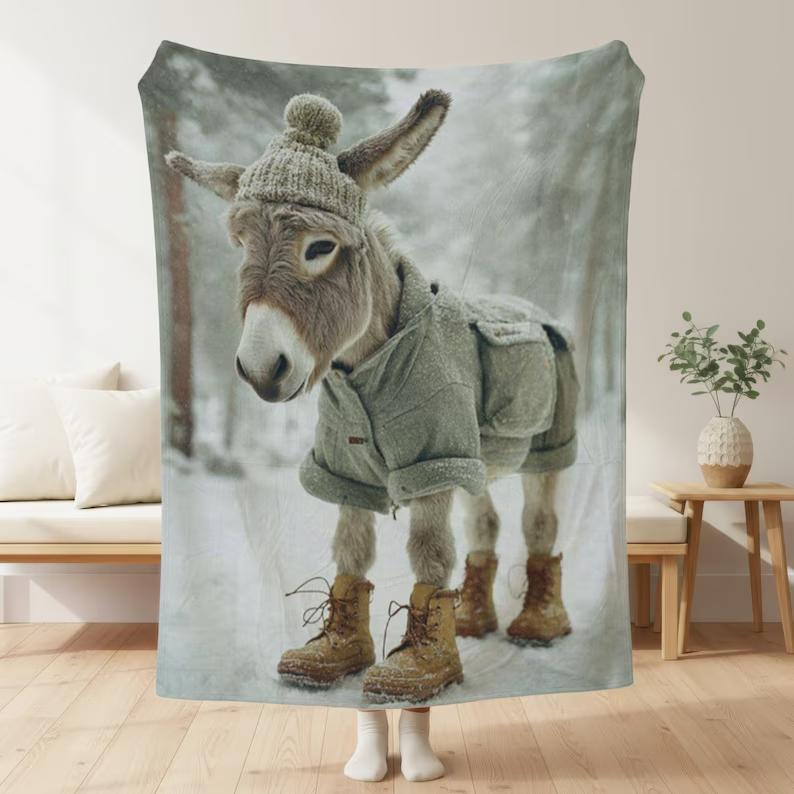 Cute Fox Blanket Fox Baby Blanket Soft Velveteen Blanket Cozy Throw, Floral Throw Woodland Animal Nursery Cute Animal Baby Foxes